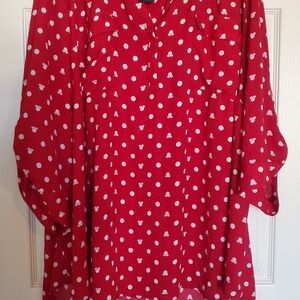 Disney Minnie Mouse Women's Blouse Size 6x